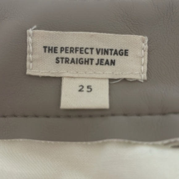 New Madewell vegan leather straight jean - Picture 5 of 5